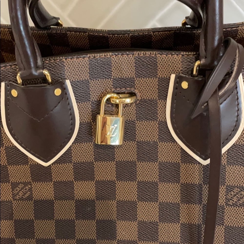Louis Vuitton Normandy Damier Canvas Satchel Ivory - Picture 2 of 16